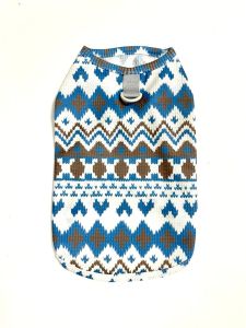 Sleeveless Shirt Norway with a harness run | Blue | Sizes: S-XXL