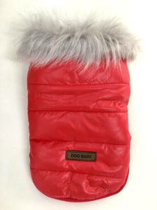 Top coat without hood with fur and thermal lining | Sizes: M-L