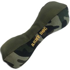 Dog Toy | Army Dog Camo Baton | Stuffed Dog Toy | Squeaky Toy