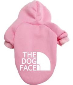 Soft Hoodie Dog Face Pink | Sizes: S, XXL