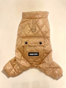 Jumpsuit GoodLuck Toffee | Warm plush overalls | Sizes: M-XXL