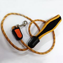 Dog Leash | Yellow Neoprene Leash for Dogs | Braided Dog Leash
