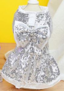 Party Dress Sequin Silver | Sizes: S-XL