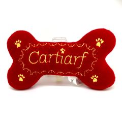 Dog Toys | Plush toy for dog | Cartiarf Bone Red | Luxury Toys
