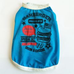 Dog Clothes | Hamburger Blue