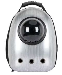 Dog Carrier Backpack Silver
