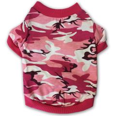 Dog T-Shirt Camo Pink Off-Road | DiivaDog