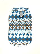 Sleeveless Shirt Norway with a harness run | Blue | Sizes: S-XXL