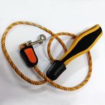 Dog Leash | Yellow Neoprene Leash for Dogs | Braided Dog Leash