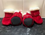 Safety slippers Mocca Red |Teddy lining-Slippers | Size: XL | 4 pieces