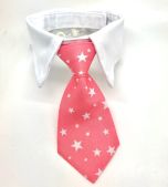 Dog and Cat Tie with Collar | Rose Star