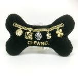 Dog Toy | Plush toy for dog | Chewnel Bone Black | Luxury Toy