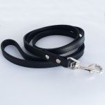 Dog Leash | Black Leather Leash for Dogs