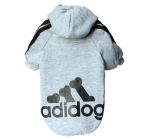 Dog Hoodie Adidog 3 Bones ** for walks and leisure time - Grey | DiivaDog.com