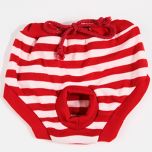 Dog Maturity Panties | Red & White Stripe | DiivaDog.com