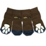 Dog Socks for Big Dogs | Anti-Slip Socks Brown&Honey | Sizes: S-XL, 3XL-5XL | 4 Socks in Bag