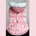 Dog Quilted jacket | Light pink dream | Lightweight and warm | DiivaDog.com