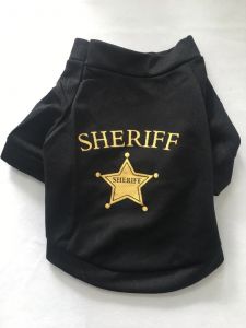 T-Shirt Sheriff Black | Short sleeves | Sizes: S-L