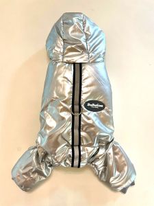 Overalls Reflective Silver | Warm plush overalls | Size: S