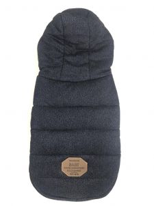 Sleeveless Hoodie-Jacket | Jeans Blue | Warm Plush Hoodie | Sizes: S-L