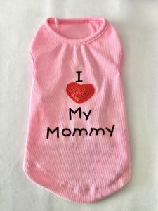Sleeveless Shirt I Love My Mommy Rosa | Sizes: S-L