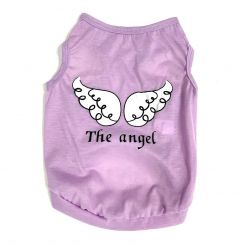 Sleeveless shirt The angel | Light purple | Sizes: XS-L