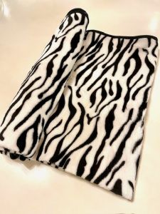 Sleeping blanket | Fleece blanket Zebra | 104 x 78 cm