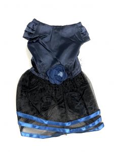 Party Dress Doggie-In-Dark-Blue | Sizes: S-XL