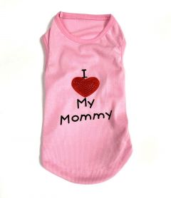 Sleeveless Shirt I Love My Mommy Rosa | Sizes: M-L