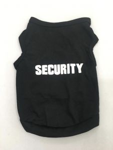Sleeveless shirt Security Black | Sizes: S-L