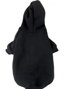 Hoodie Regular Black | College material | Sizes: XS and XXL
