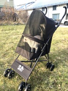 Folding pet strollers | Black