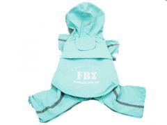 FBI rainwear Working Dog | Jacket + Pants | Turquoise | DiivaDog.com