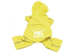 FBI rainwear Working Dog - Jacket + Pants - Yellow | DiivaDog.com