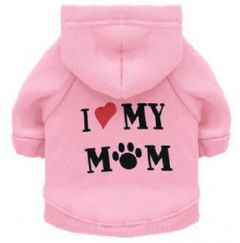 Soft Hoodie I Love My Mom Pink | Sizes: S, L-XL
