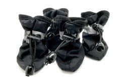 Light Safety Slippers Black 4PCS | Also for wet weather | Sizes: S-XL