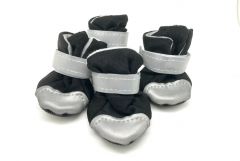 Safety slippers Black 4PCS | Also for wet weather | Sizes: S-XXL