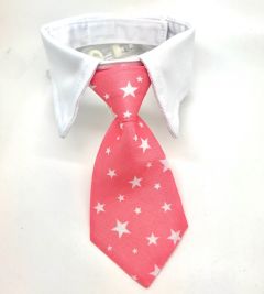 Dog and Cat Tie with Collar | Rose Star