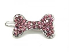 Pink Diamond Bone | Hair ornament Clip fastening