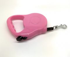 Dog Pink Leash | Cat Leash | Retractable Leash | Length 3m