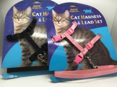Cat harness with leash