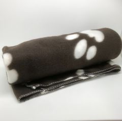 Snooze Blanket | Fleece blanket Brown Big Paw