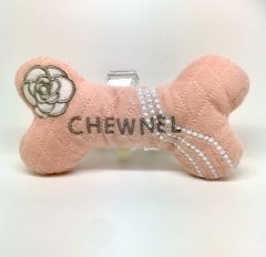 Dog Toy | Plush toy for dog | Chewnel Bone Rosa | Luxury Toy