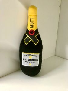 Dog Toys | MUTT Chandog Champagne Bottle | Luxury Toys