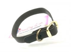 Leather Firstband Black | Sizes: S-M