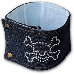 Dog Hygiene | Diamond Skull Jeans | Male Dog Belly Wrap 