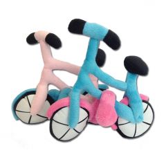 Dog Toy | Bike | Squeaky Toy | Two Colors Pink and Blue