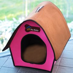 Dog Bed | Cat Bed | Villa Pet Pink Swiss Cottage| Bed for Dogs | Bed for Cats