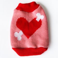 Dog Sweater LoveBone Cupido Pink, DiivaDog