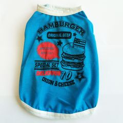 Dog Clothes | Hamburger Blue